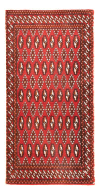 Tapis Turkaman - 130 x 60 cm - rouge