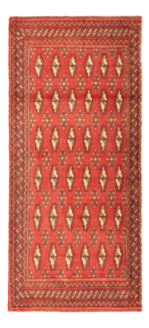 Turkaman Teppich - 100 x 50 cm - hellrot