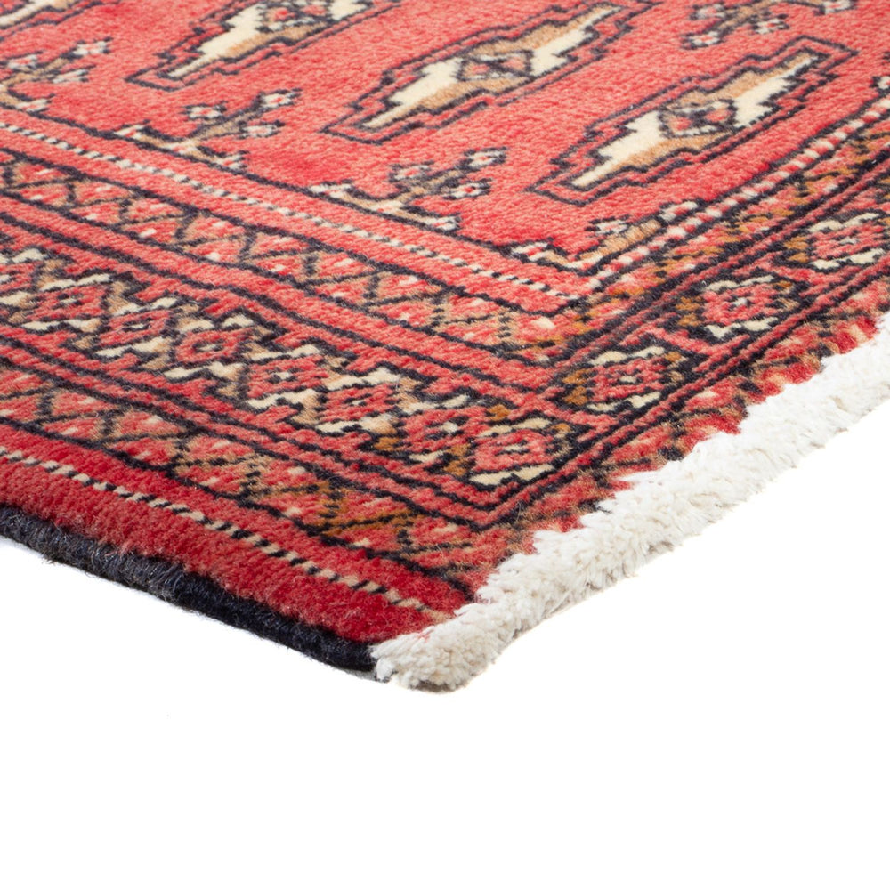Turkaman Teppich - 100 x 50 cm - hellrot