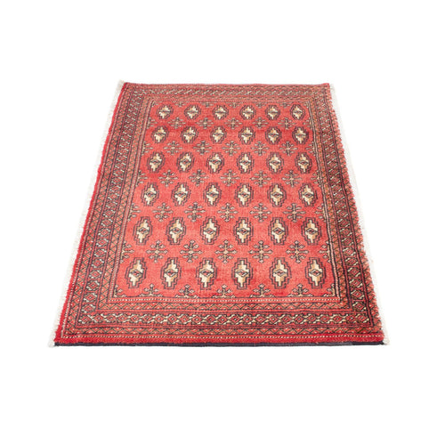 Turkaman Teppich - 100 x 50 cm - hellrot