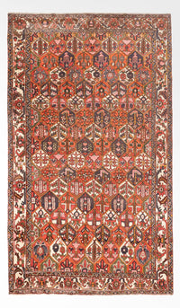 Tapis persan - Nomadic - 310 x 210 cm - terracotta