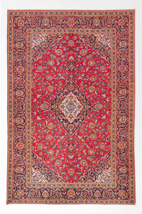 Tapis persan - Keshan - 300 x 218 cm - rouge