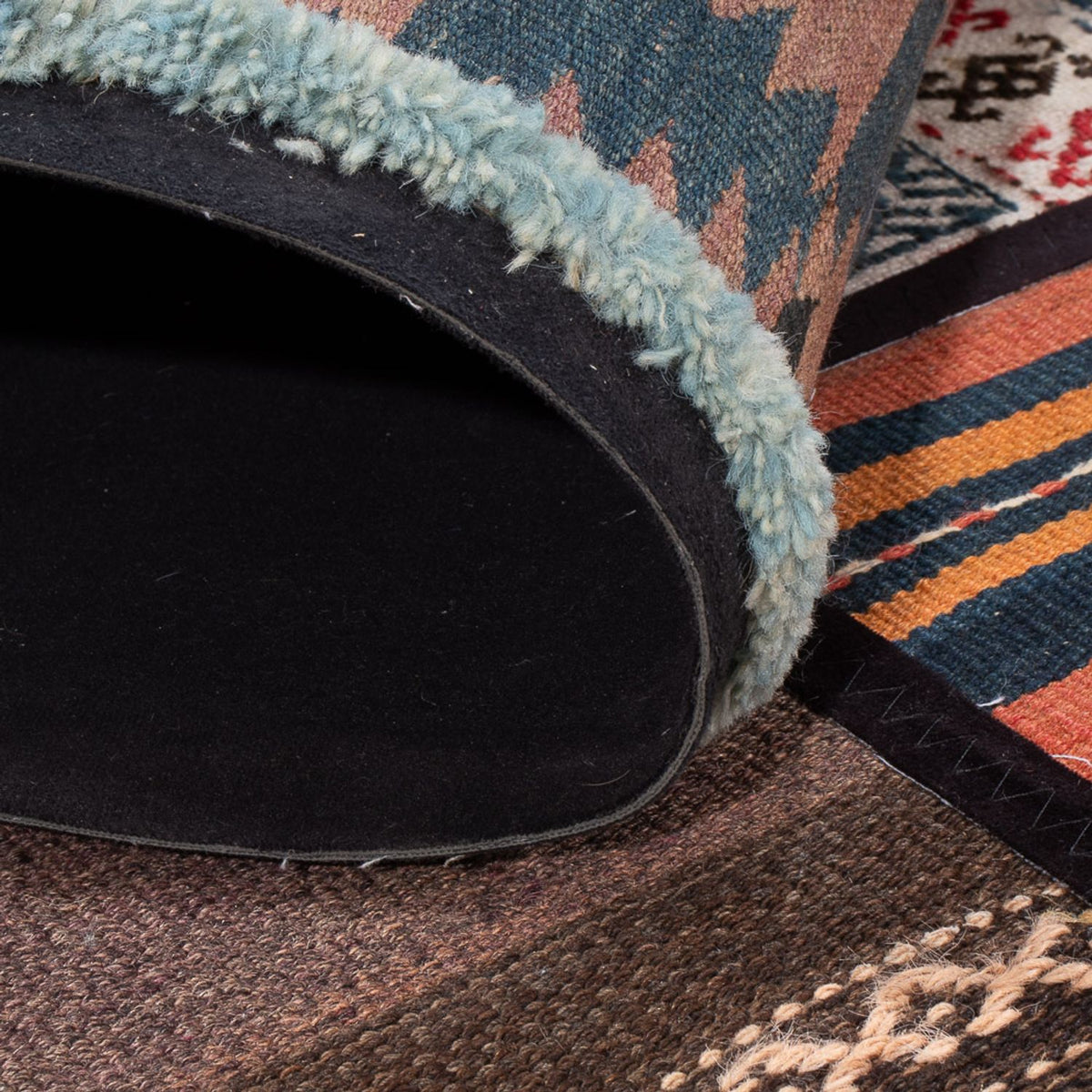 Patchwork Teppich - 200 x 135 cm - mehrfarbig