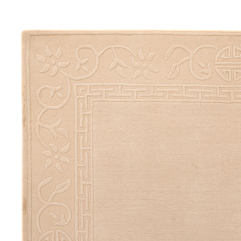 Wollteppich - 201 x 144 cm - beige