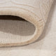 Wollteppich - 201 x 144 cm - beige
