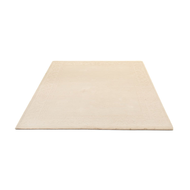 Wollteppich - 201 x 144 cm - beige