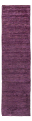 Tappeto corsia Tappeto Gabbeh - Indus - 300 x 80 cm - viola