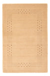Tapis Loribaft indien Tapis 63x93cm - Tapis en laine - beige - Rectangle / Beige / 63 x 93 cm Rectangle