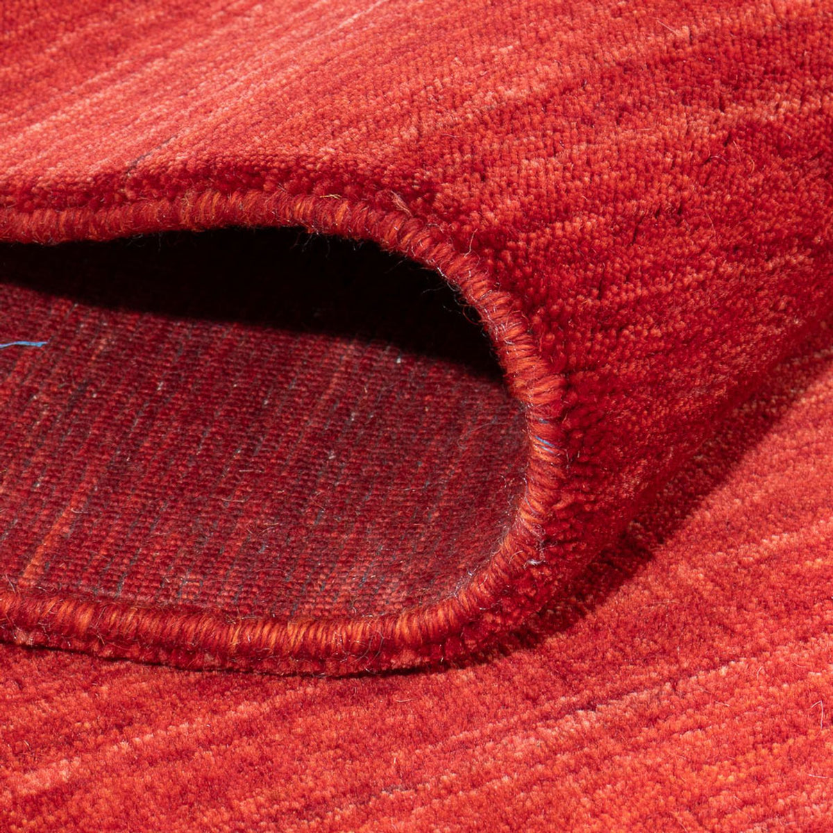 Gabbeh Teppich - Loribaft Indus quadratisch  - 200 x 200 cm - rot