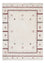 Gabbeh Teppich - Loribaft Softy - 90 x 60 cm - hellgrau