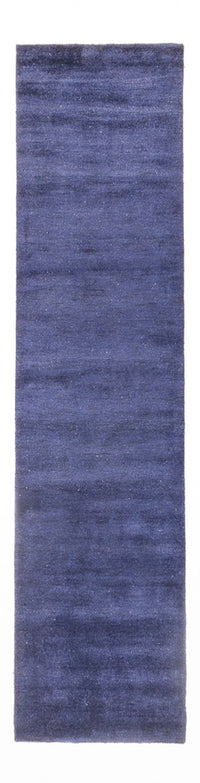 Tappeto corsia Tappeto Gabbeh - Indus - 300 x 80 cm - blu