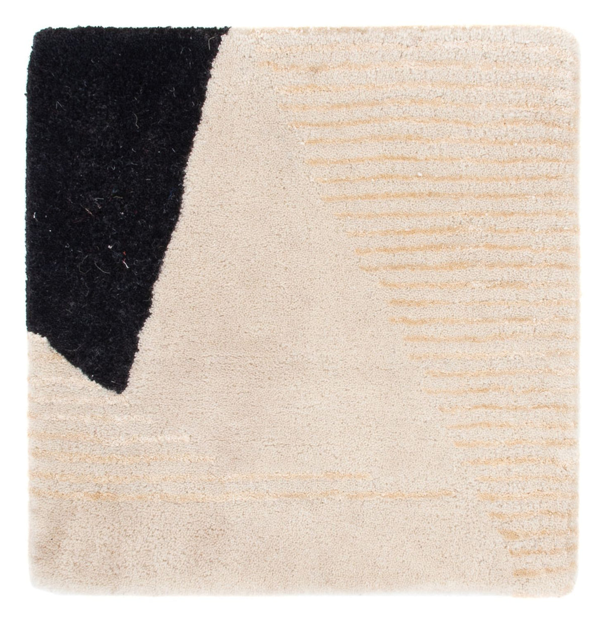 Wollteppich - 40 x 40 cm - mehrfarbig