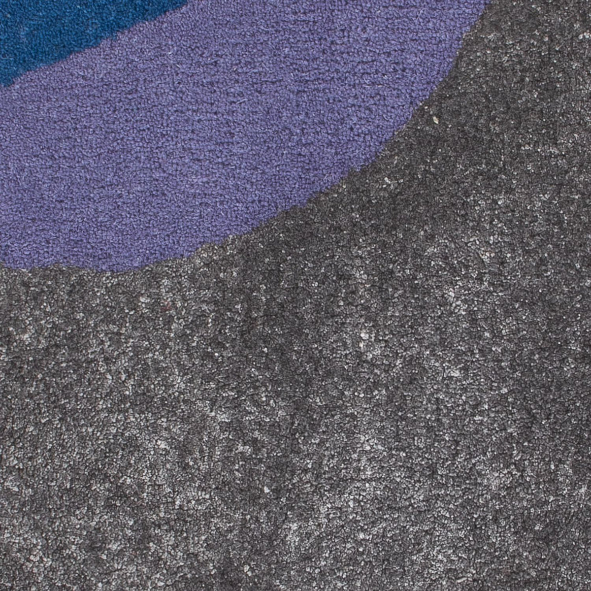 Wollteppich quadratisch  - 63 x 62 cm - mehrfarbig