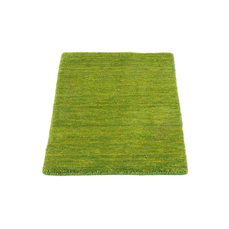 Gabbeh Teppich - Softy - 60 x 40 cm - grün
