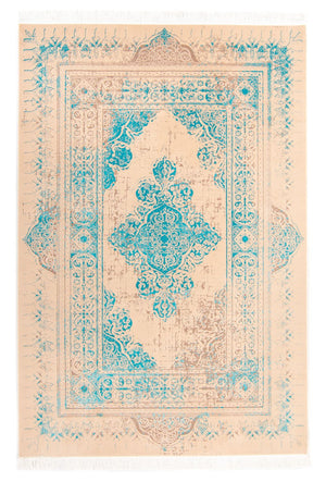 Designer Teppich - 225 x 150 cm - türkis