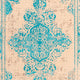 Designer Teppich - 225 x 150 cm - türkis