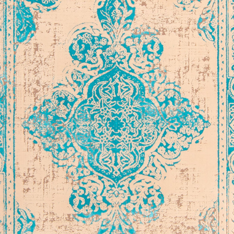 Designer Teppich - 225 x 150 cm - türkis
