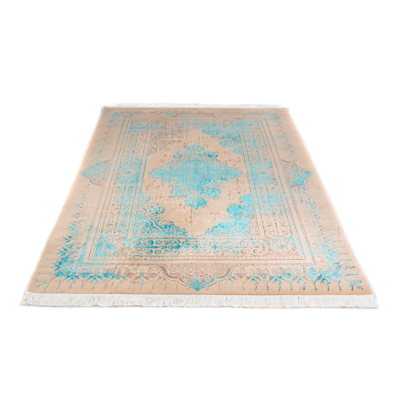 Designer Teppich - 225 x 150 cm - türkis