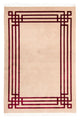 Designer Teppich - 225 x 150 cm - beige