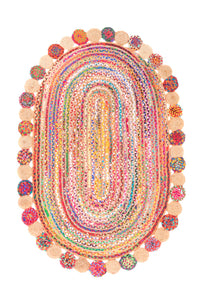 Tappeto in juta - 200 x 140 cm - naturale