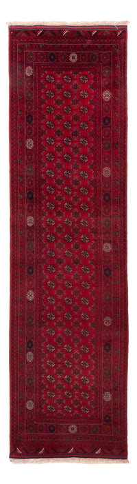 Tappeto corsia Tappeto afgano - Bukhara - 296 x 78 cm - rosso