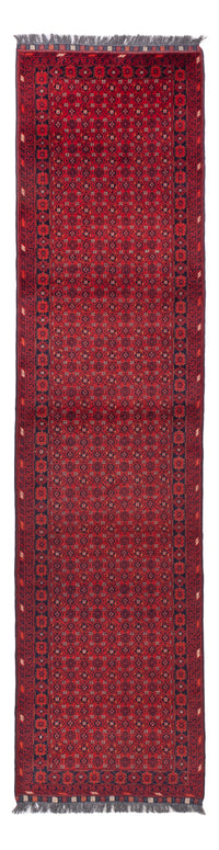 Tappeto corsia Tappeto afgano - Bukhara - 332 x 76 cm - rosso