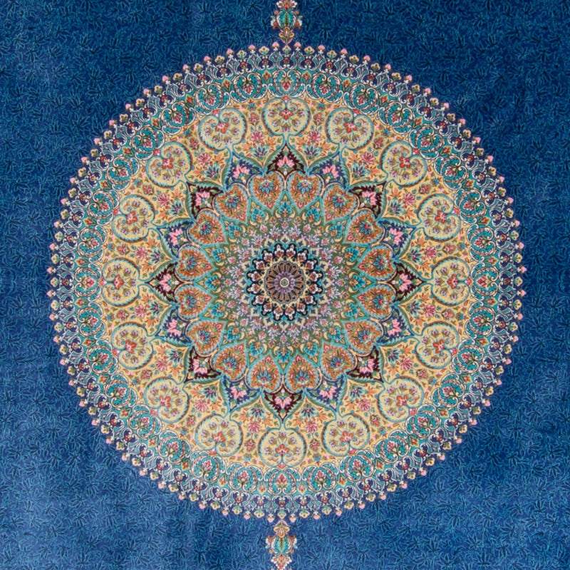 Perserteppich - Ghom - 300 x 200 cm - blau