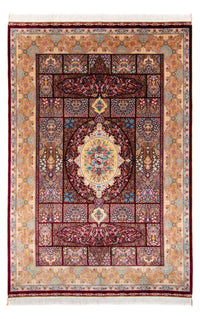 Tapis persan - Ghom - 300 x 200 cm - rouge
