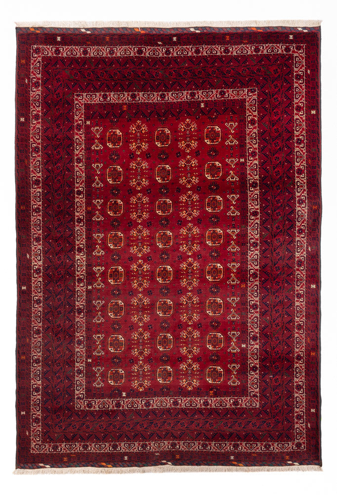 Afghan Teppich - Buchara - 284 x 194 cm - rot