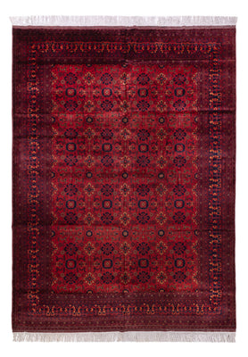 Afghan Teppich - 350 x 256 cm - rot
