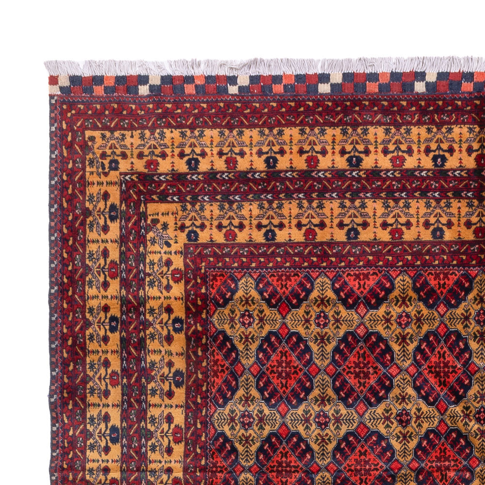 Afghan Teppich - 333 x 240 cm - dunkelbeige