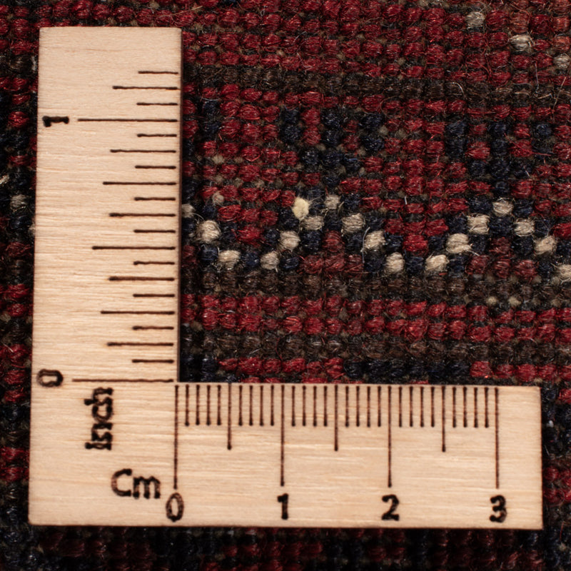 Afghan Teppich - Buchara - 334 x 252 cm - dunkelrot