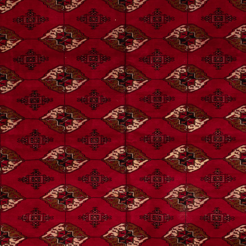 Afghan Teppich - Buchara - 382 x 300 cm - rot