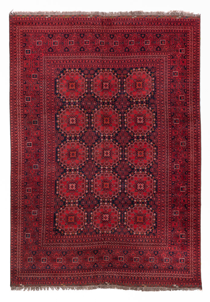 Afghan Teppich - 335 x 240 cm - rot