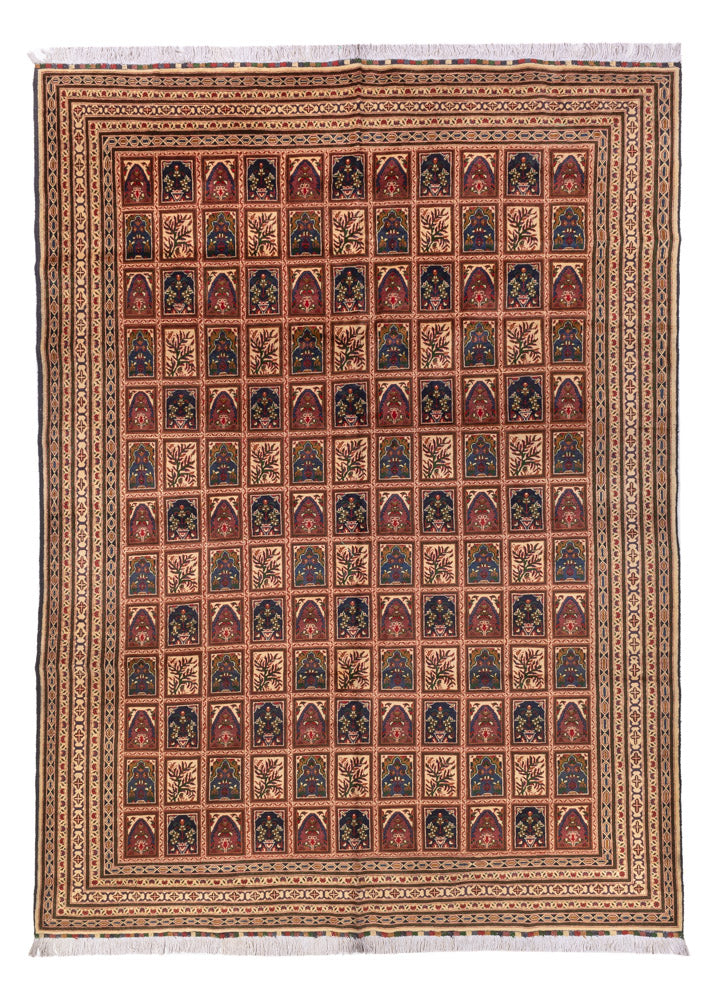 Afghan Teppich - 339 x 240 cm - dunkelbeige
