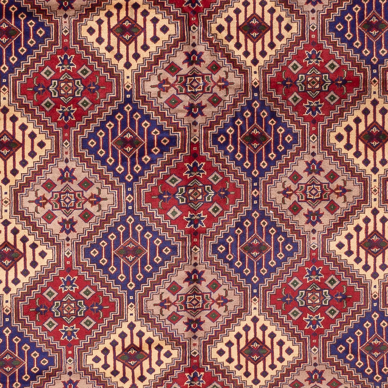 Läufer Afghan - 403 x 296 cm - dunkelbeige