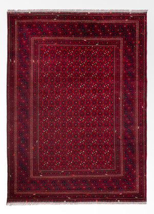 Afghan Teppich - Buchara - 289 x 208 cm - rot