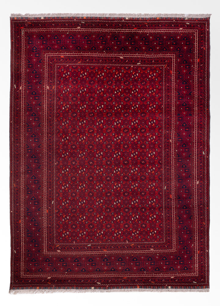 Afghan Teppich - Buchara - 289 x 208 cm - rot