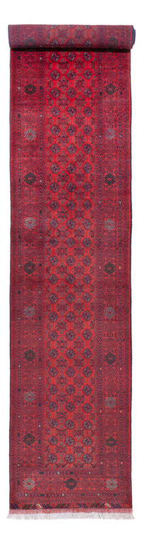 Tappeto corsia Tappeto afgano - Bukhara - 479 x 89 cm - rosso