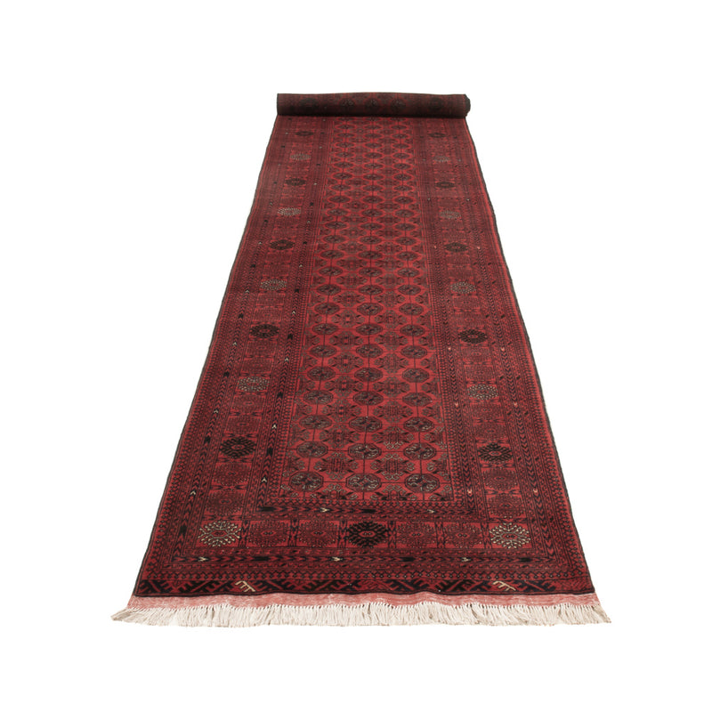 Läufer Afghan - Buchara - 479 x 89 cm - rot