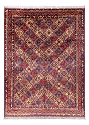 Afghan Teppich - 410 x 300 cm - dunkelbeige