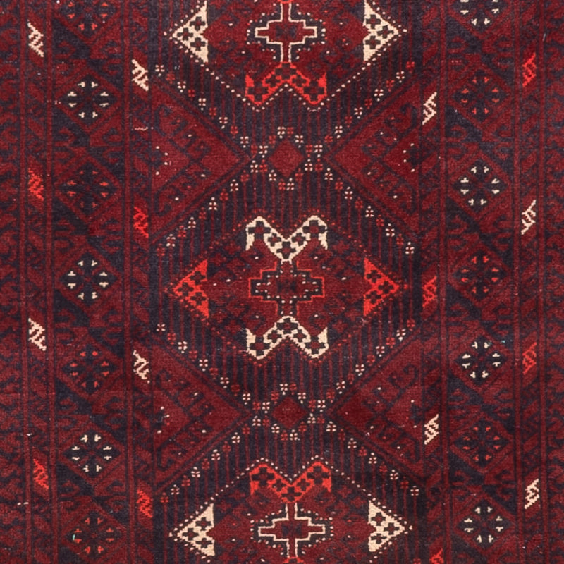 Läufer Afghan - 300 x 79 cm - rot