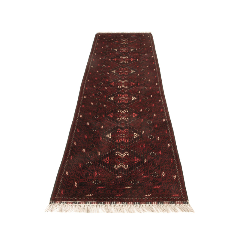 Läufer Afghan - 300 x 79 cm - rot