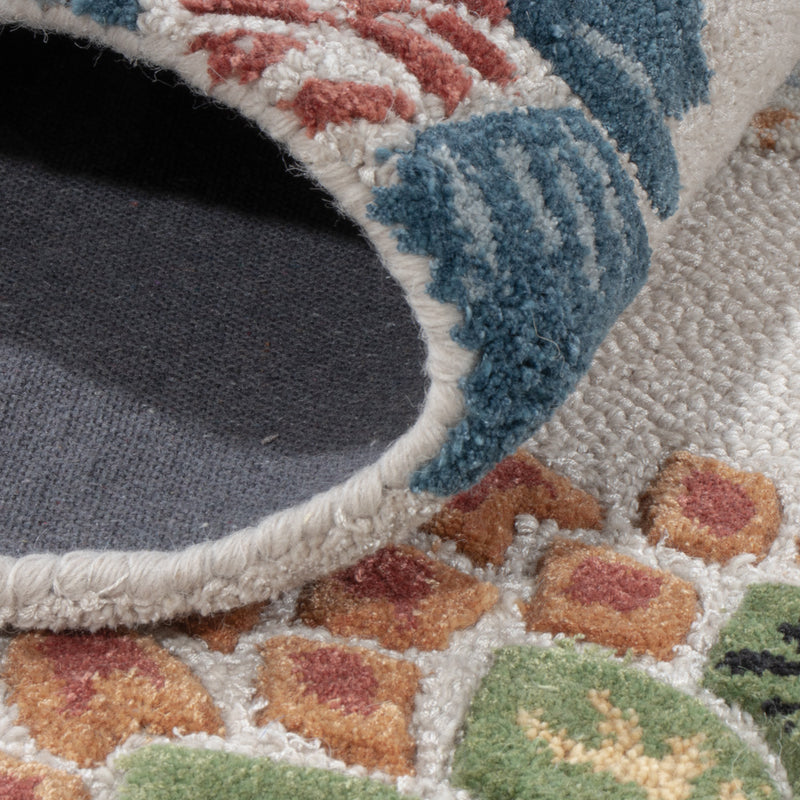 Wollteppich - 185 x 120 cm - mehrfarbig