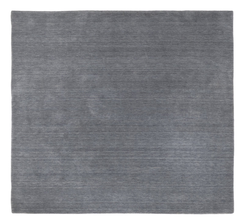 Gabbeh Teppich - Loribaft Softy quadratisch  - 200 x 200 cm - grau