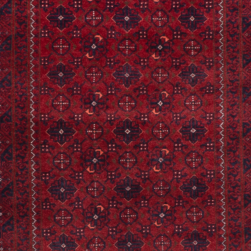 Läufer Afghan - 384 x 84 cm - rot