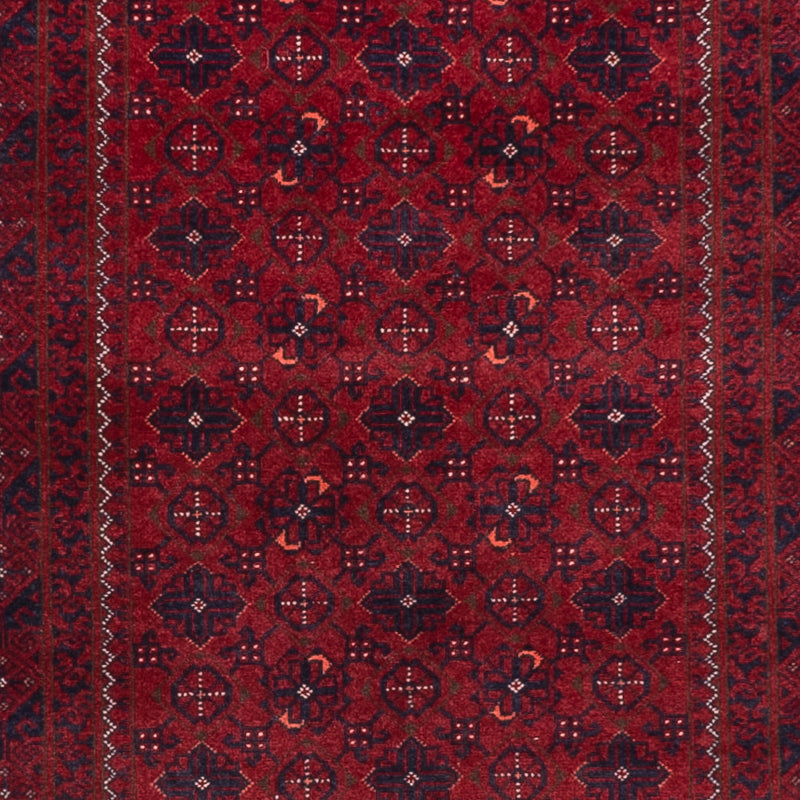 Läufer Afghan - 384 x 84 cm - rot