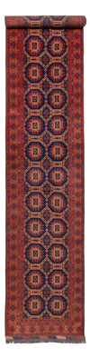 Tapis afghan 86x409cm - Tapis oriental - beige foncé - Tapis de couloir / Beige foncé / 86 x 409 cm Tapis de couloir