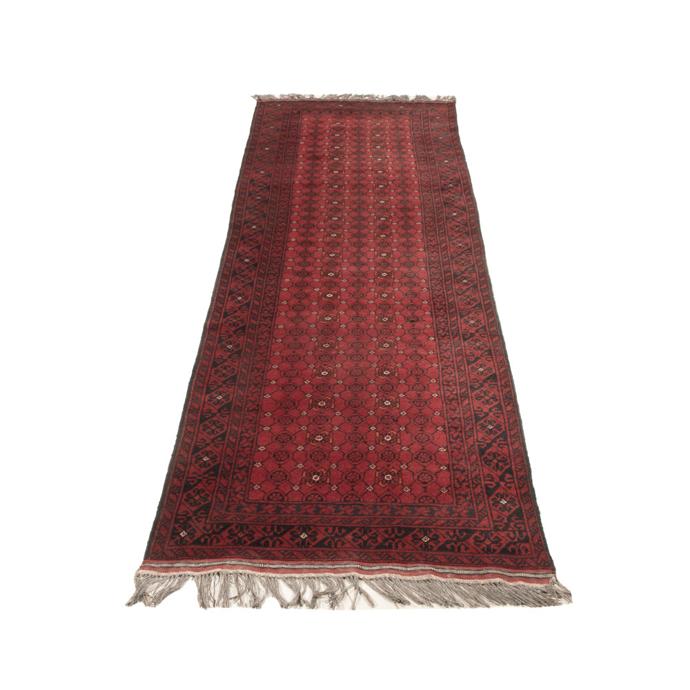 Läufer Afghan - Buchara - 285 x 78 cm - rot