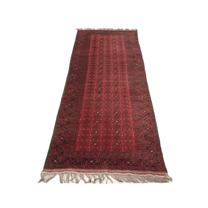 Läufer Afghan - Buchara - 285 x 78 cm - rot